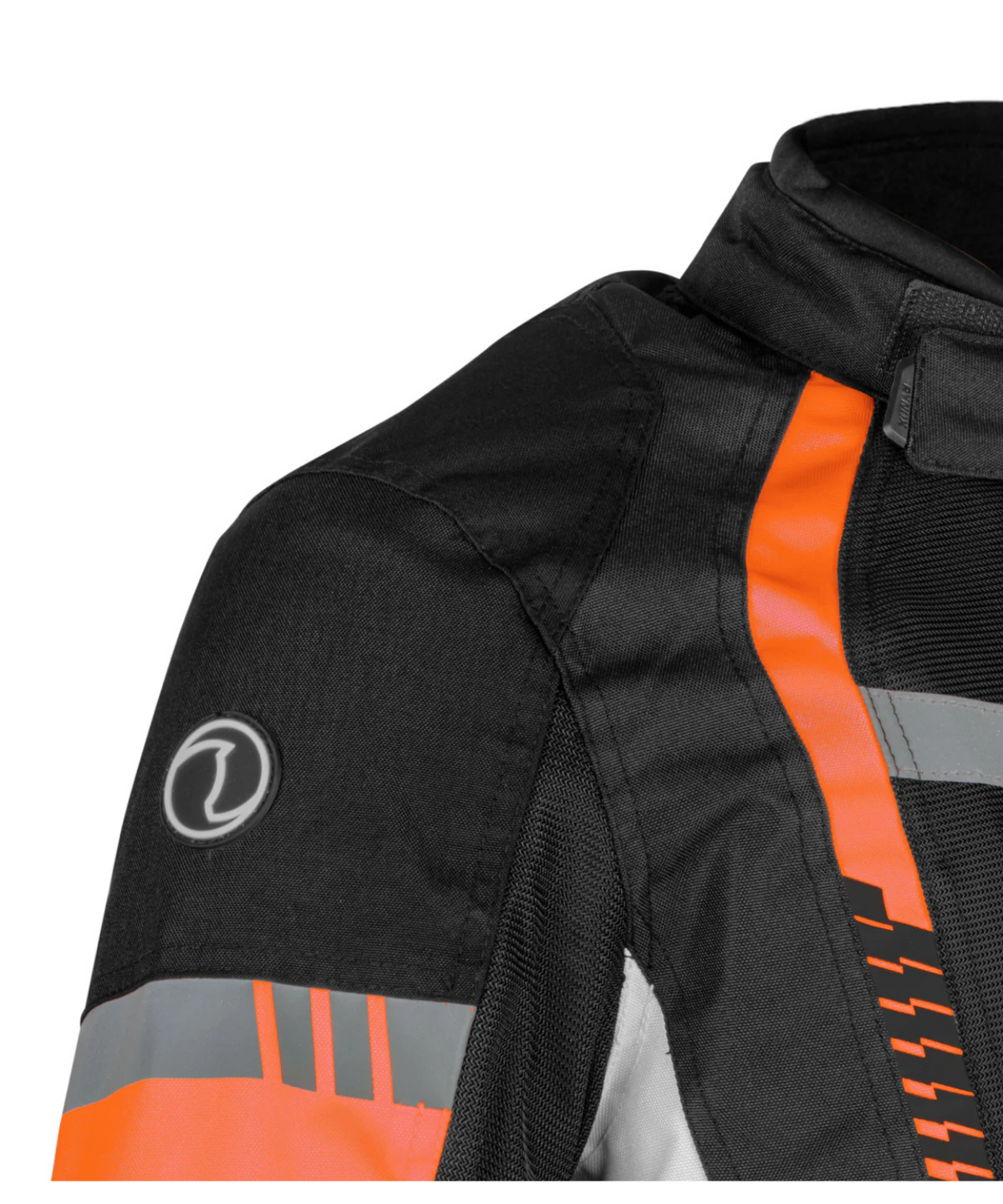 Rynox Tornado Pro 4 CE Certified Class A Riding Jacket - Black Orange - Rynox