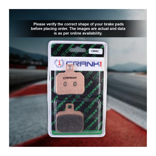 Crank1 Fully Sintered H2 Series Brake Pads for Ducati EVO 848
