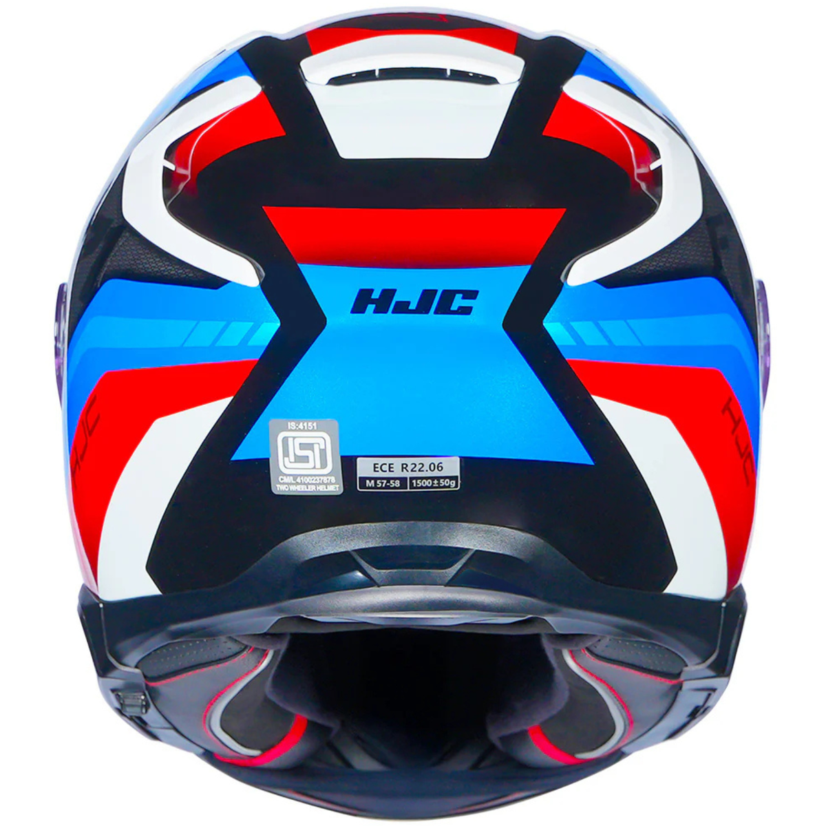 HJC F71 (F7X) Fes MC21 Helmet - White Blue Red - HJC