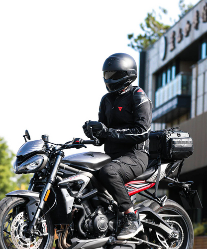 Rhinowalk Deluxe Cruiser Tail Bag 26L - Black - MT4026