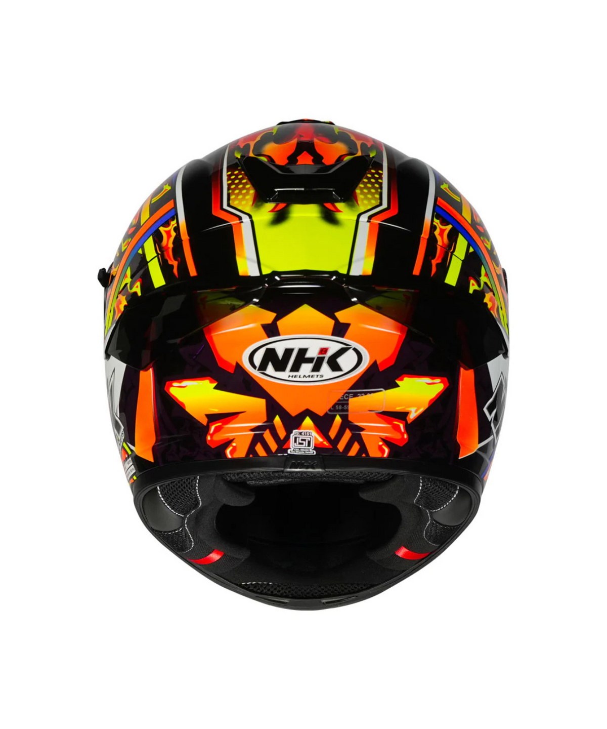 NHK K5R Timothee Helmet - Black Orange - NHK