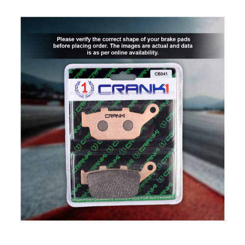 Crank1 Sintered Brake Pads for Triumph Daytona 675R (2013-2017)