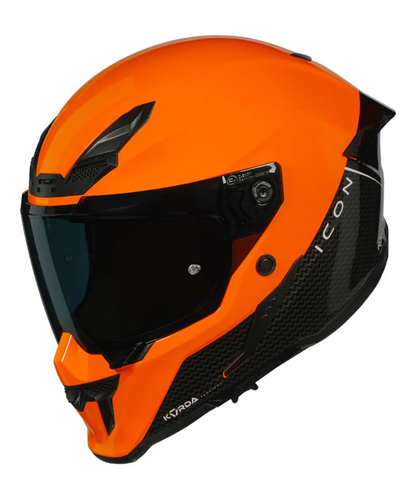 Korda Icon Duo Helmet - Gloss Black Orange