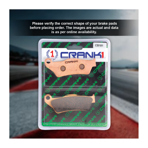 Crank1 Fully Sintered H2 Series Brake Pads for Ducati Multistrada 1200/1200S