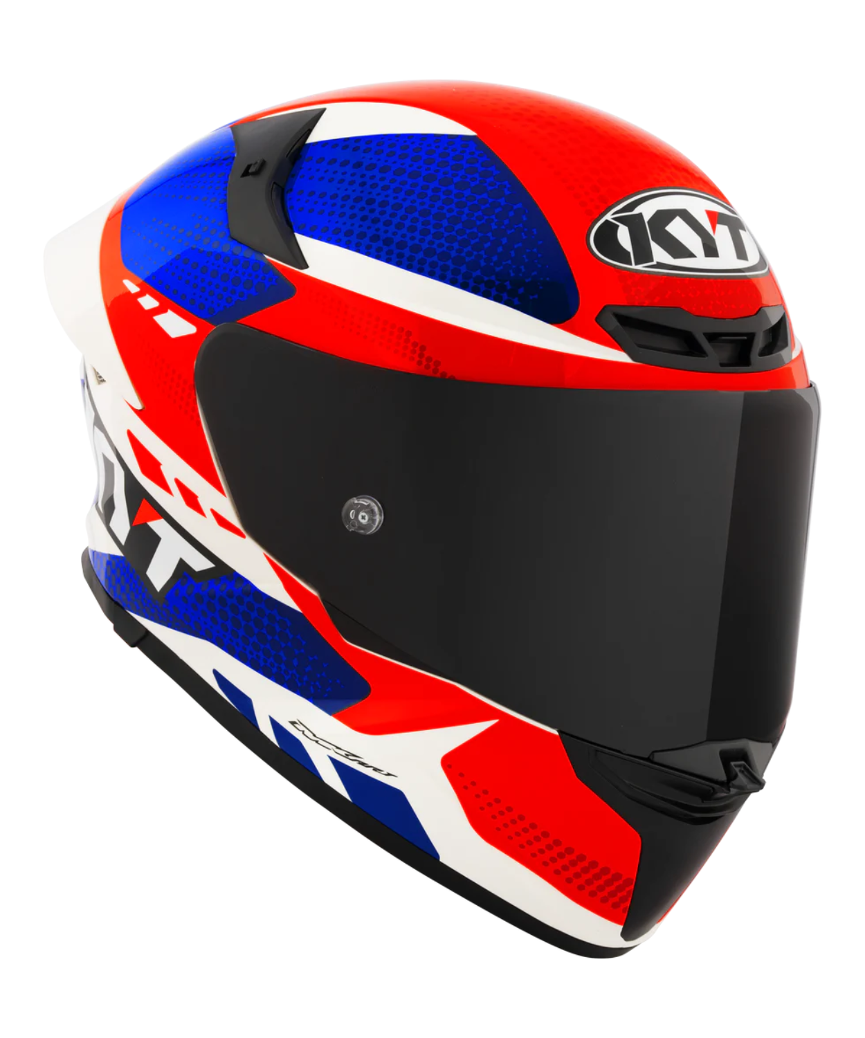 KYT TT-Revo Gear Helmet - Gloss Blue Red