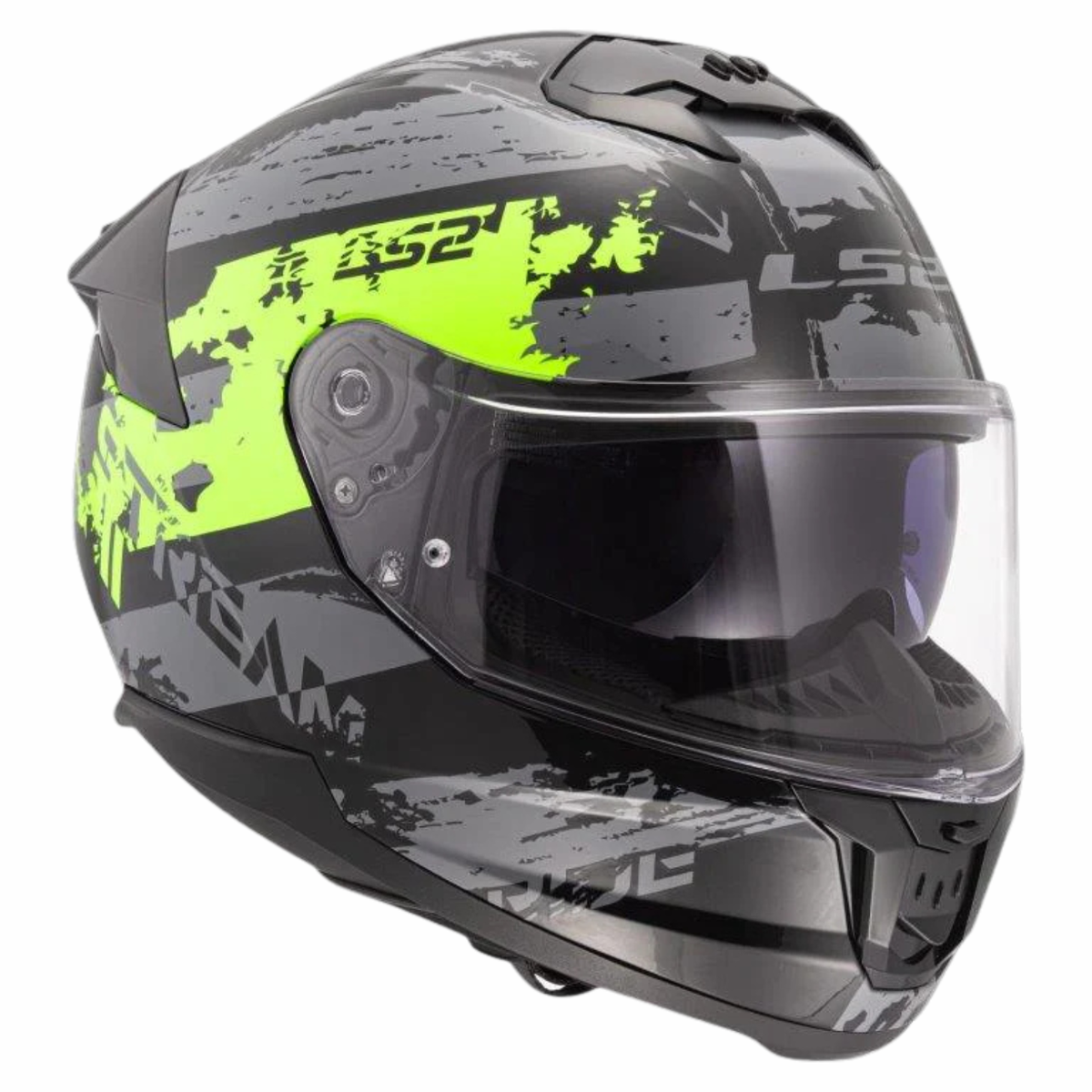 LS2 FF320 Stream II Noisy Helmet - Yellow Black - LS2