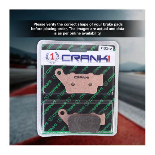 Crank1 Bajaj Pulsar 220 Fully Sintered H2 Series Brake Pads
