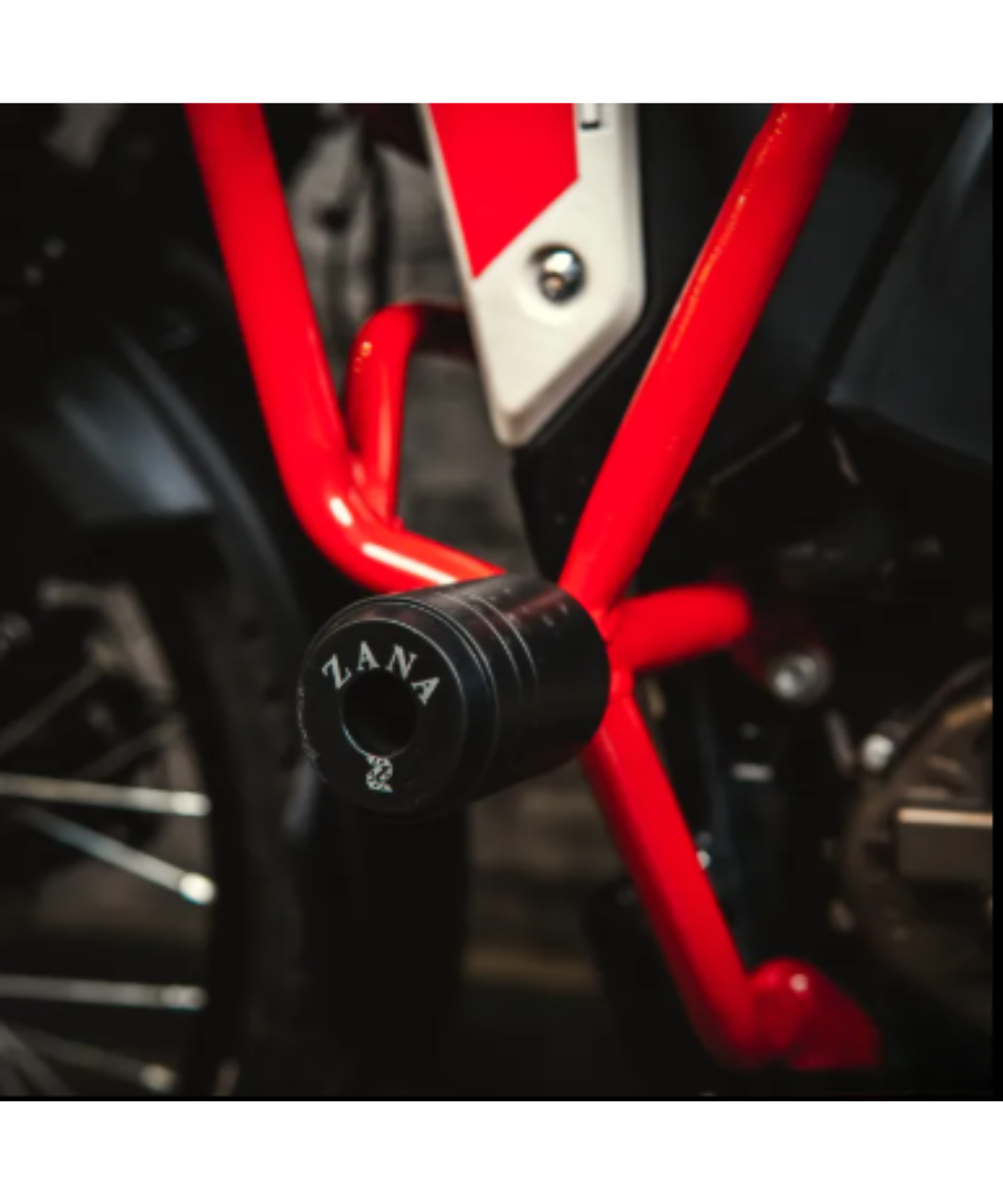 Zana Xpulse 210 Crash Guard with Slider - Red - ZI-8594
