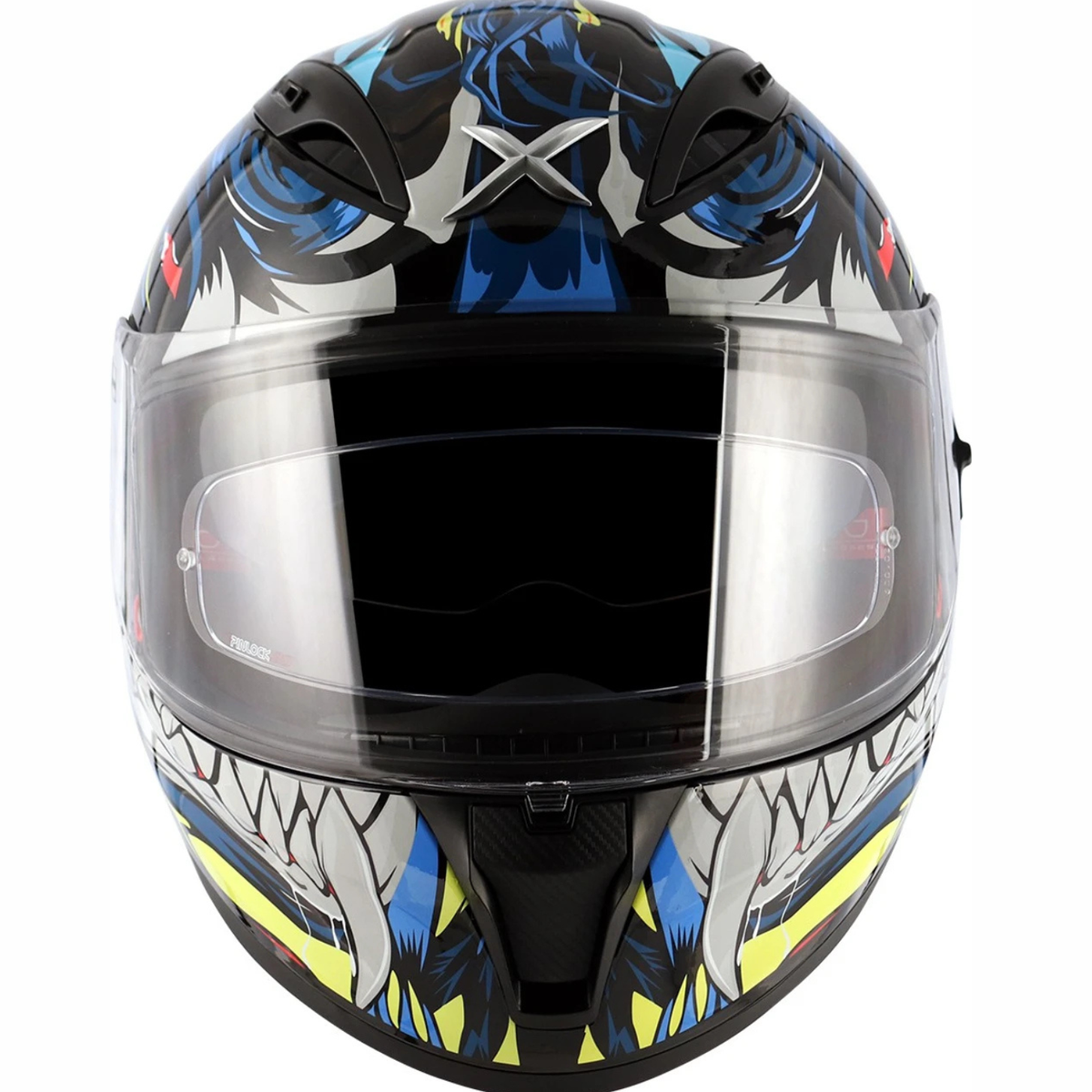 AXOR Street Okami Helmet Black Blue - AXOR