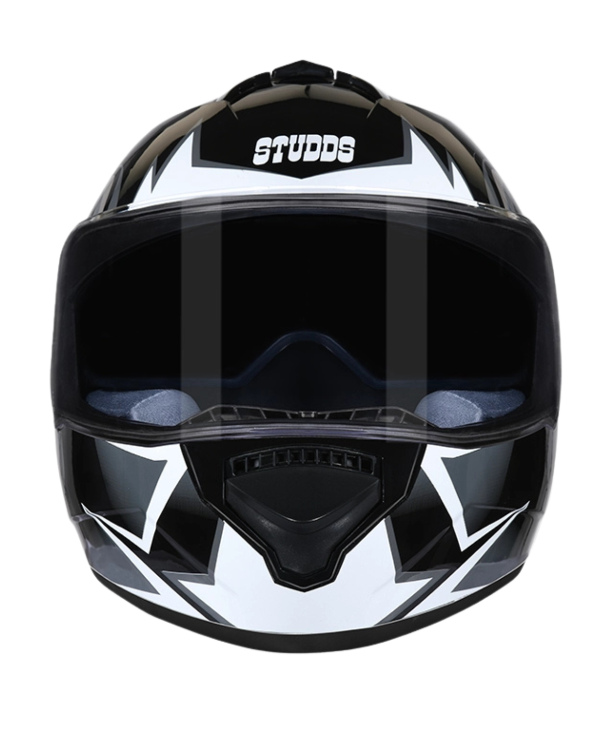 Studds Drifter D1 Decor Graphics Helmet - Gloss Black Grey N4 - Studds