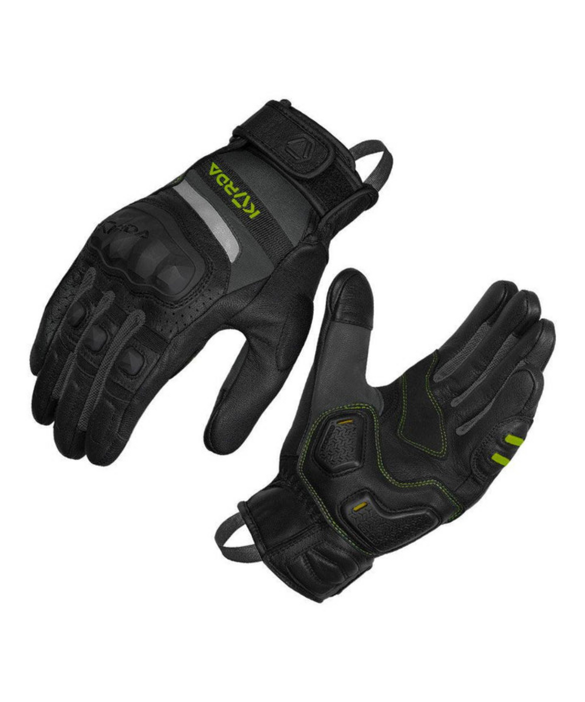 Korda Guard Riding Gloves - Fluorescent Yellow - Korda