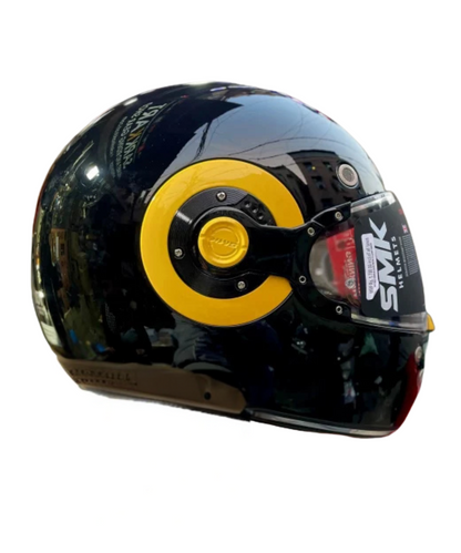 SMK Retro GL240 Black Helmet