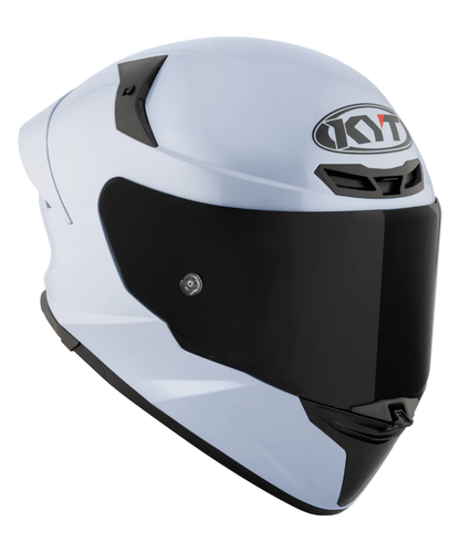 KYT TT-Revo Plain Helmet - Gloss Sea Blue