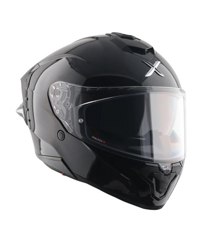 Axor Brutale Solid Colors Dual Spoiler Helmet - Gloss Black