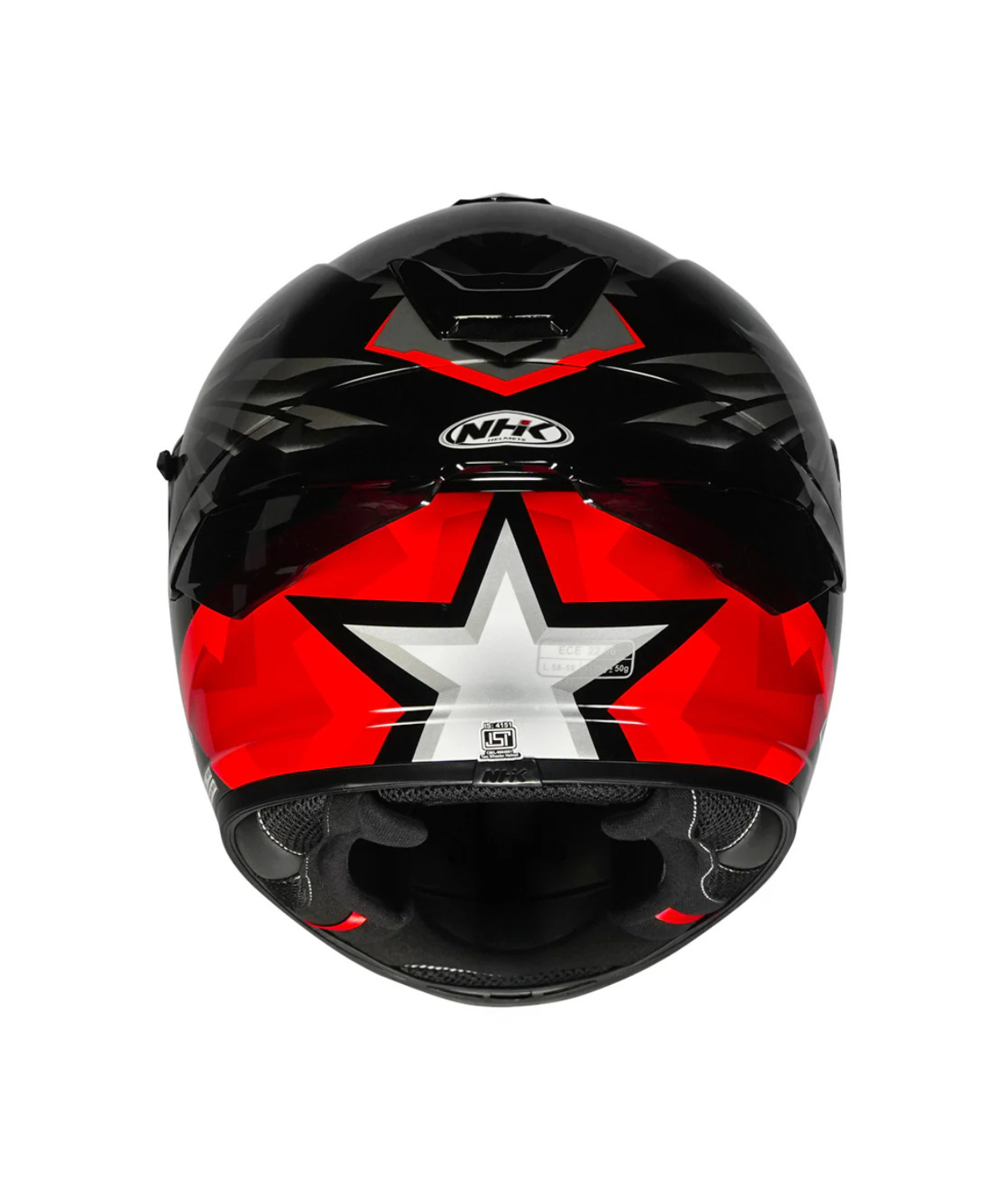 NHK K5R Wingstar Helmet - Black Red