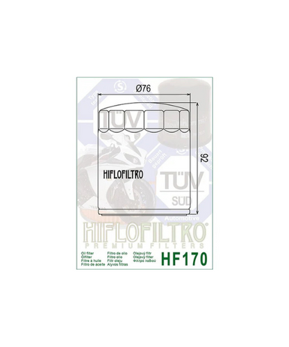 Hiflo Filtro Oil Filter - HF170B