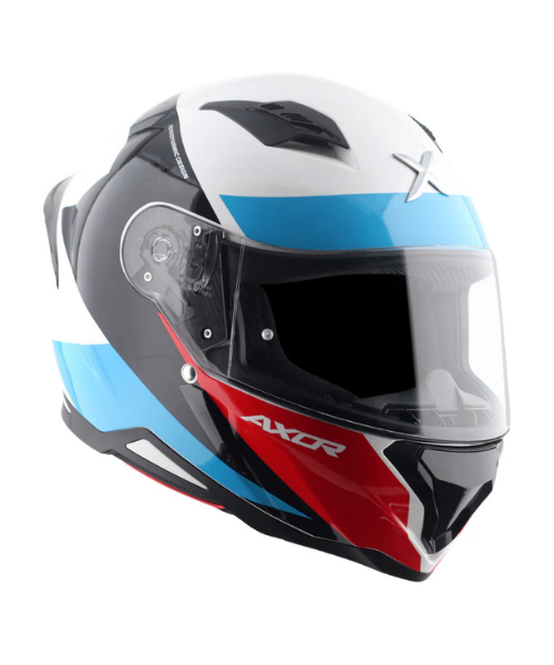 Axor Hunter Turbo Helmet - Gloss White Red