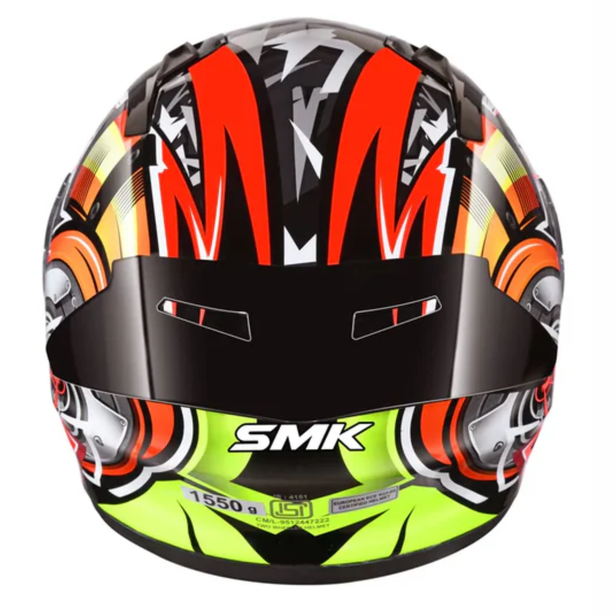 SMK Stellar Sports Turbo Graphics MA234 Helmet - SMK