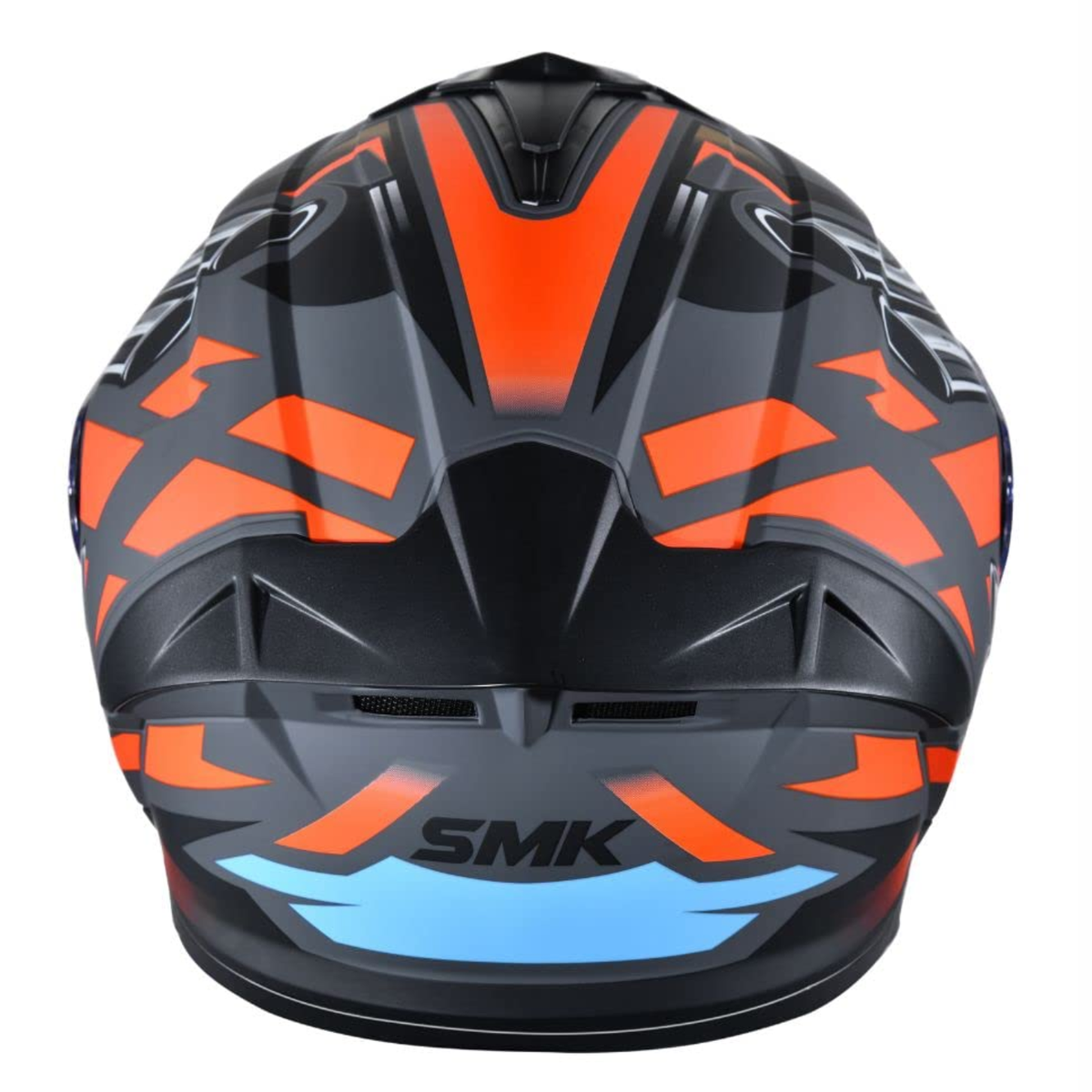 SMK Typhoon Motorhead MA676 Black Helmet - SMK