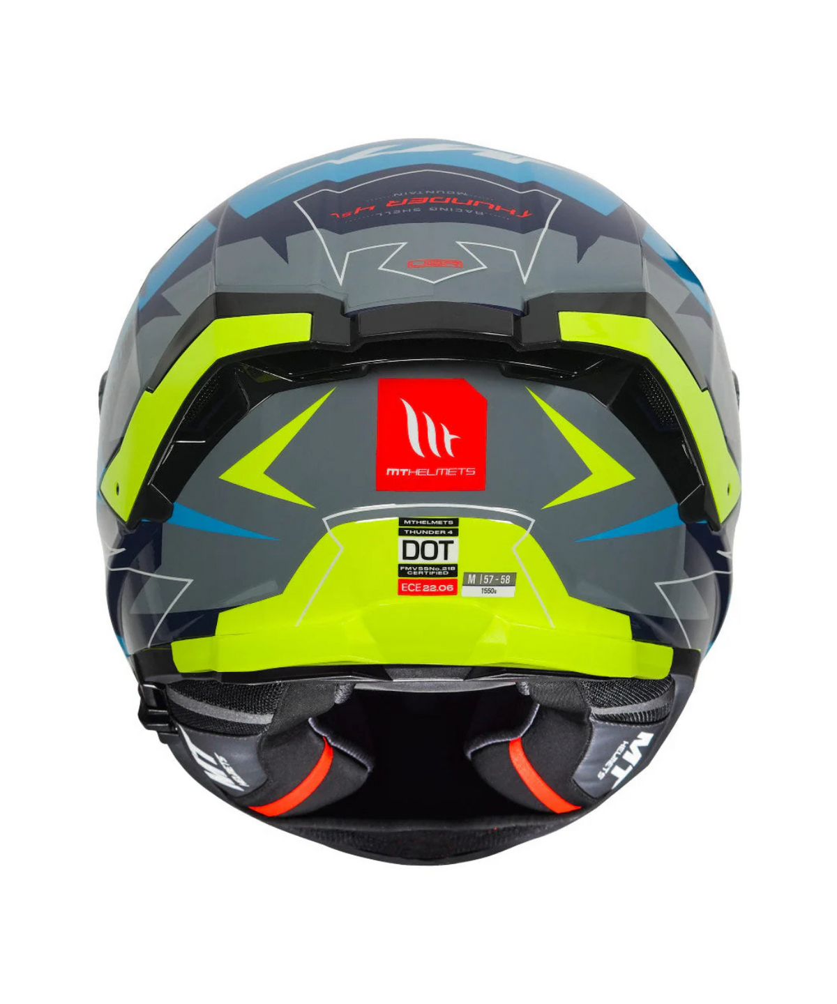 MT Thunder 4 SV Mountain Helmet - Gloss Blue - MT Helmets