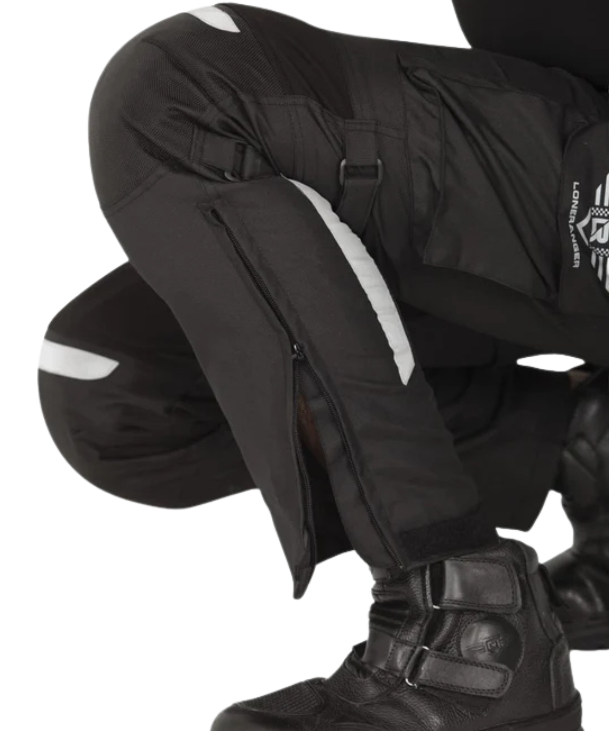 Lone Ranger Trotter Riding Pant with Tail Bone Protector - Black