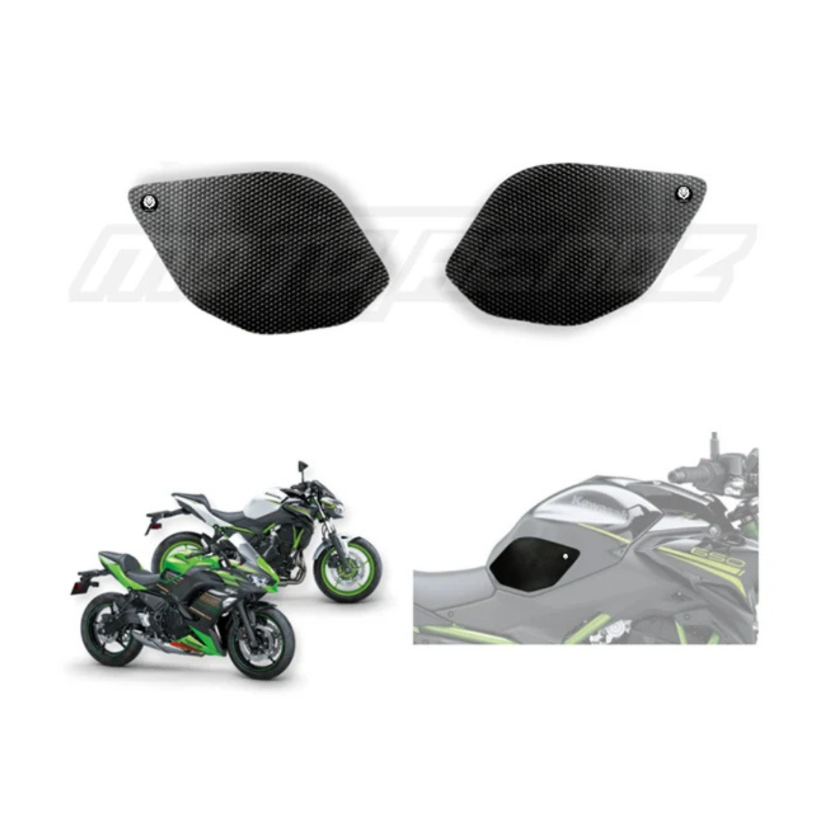 Mototrendz Kawasaki Ninja 650/Z650 Traction Pads - Mototrendz