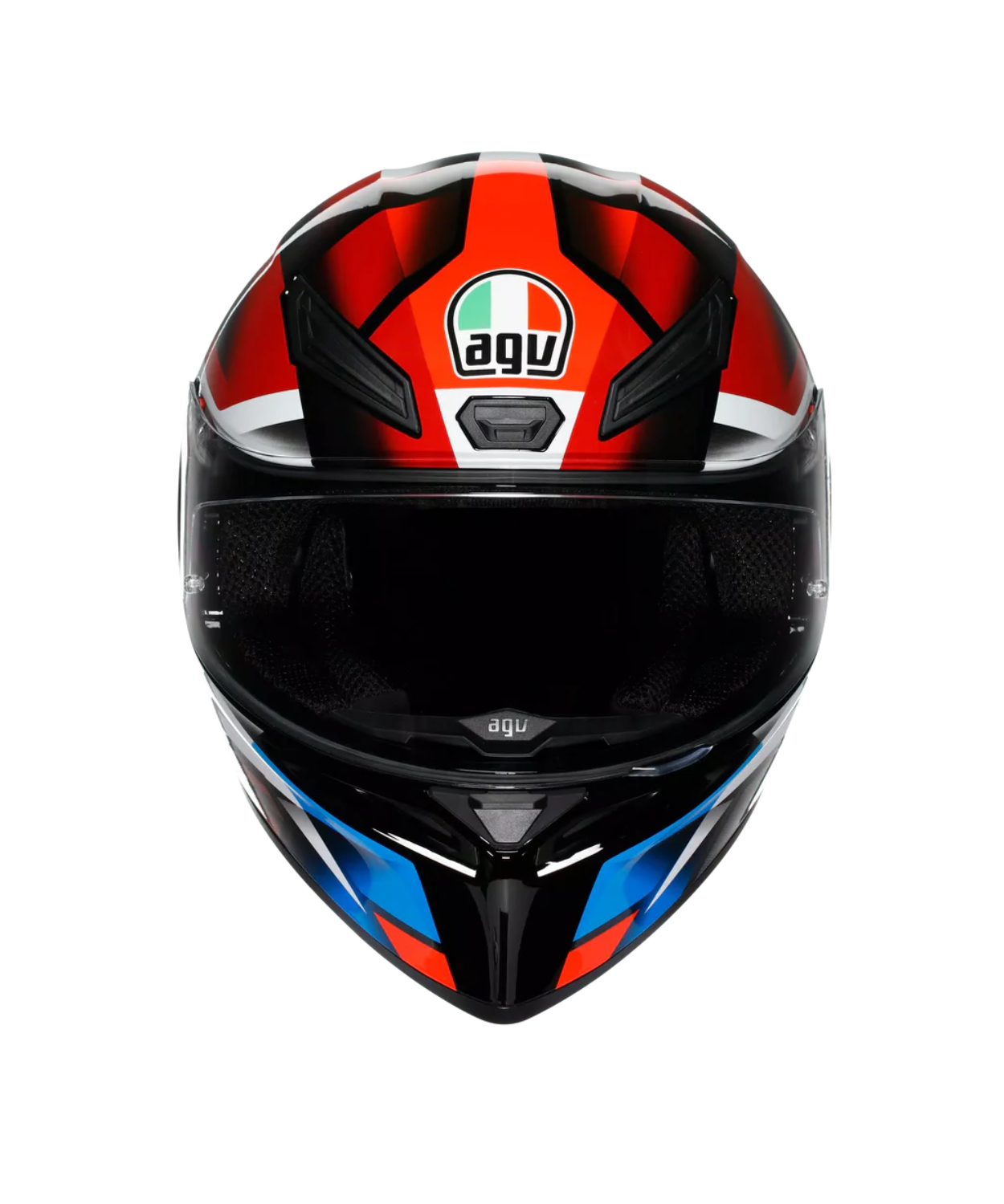 AGV K1 S Fastlap Helmet - Gloss Black Red Blue