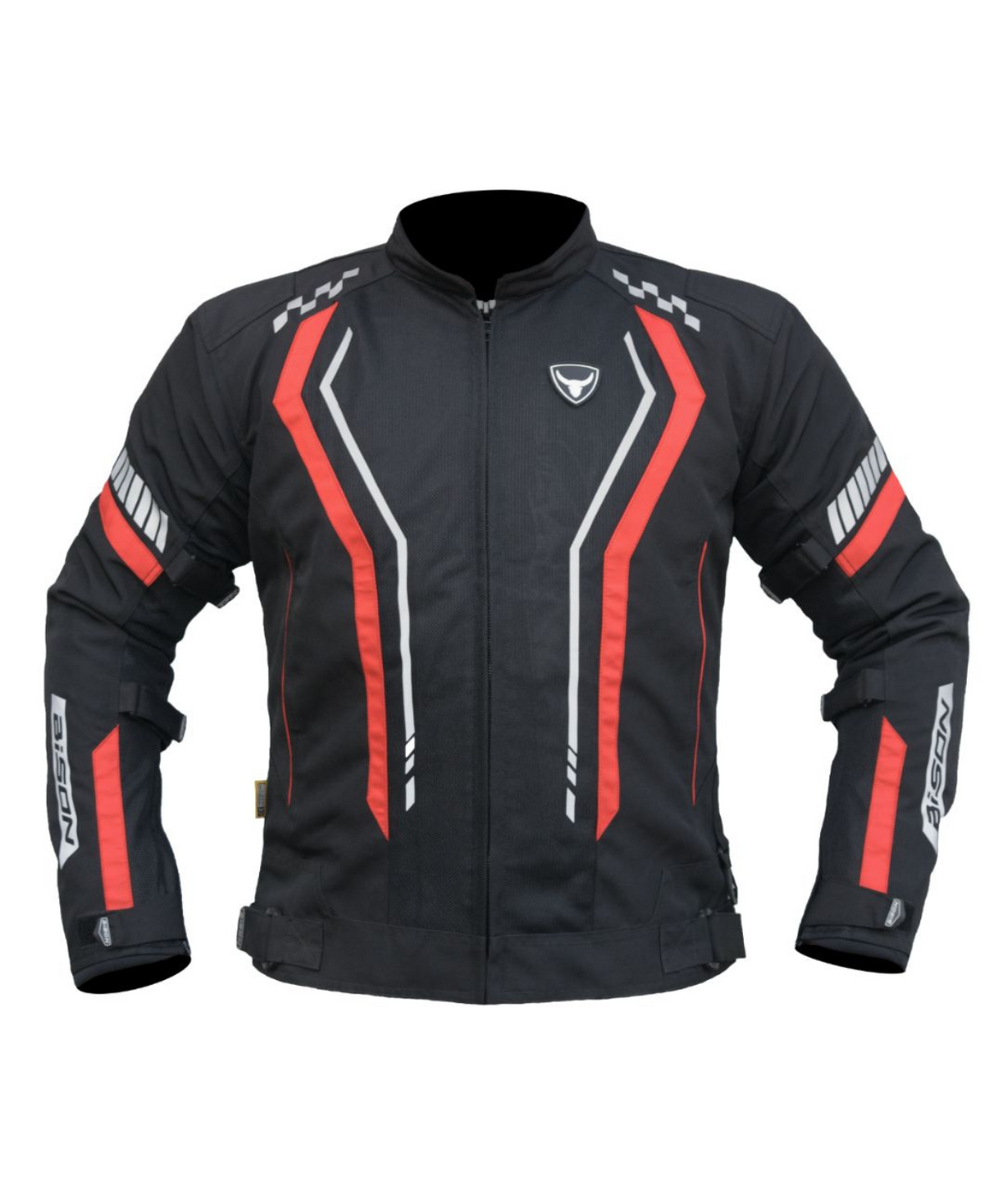 Bison Riding Jacket Buy Bison ProGear Air Pro Riding Jacket - Black Red – Bikester Global