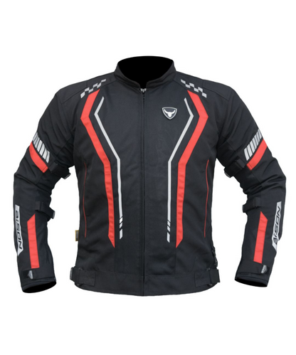 Bison ProGear Air Pro Riding Jacket - Black Red