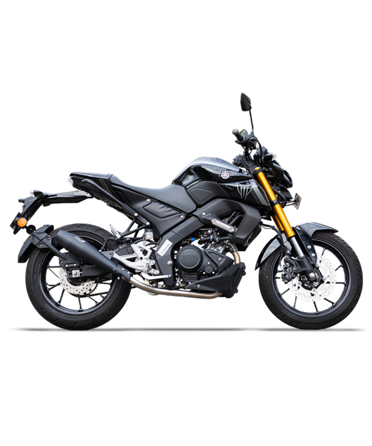 Silver Stallion Yamaha Strom M15 Full System Performace Exhaust - Black Matt