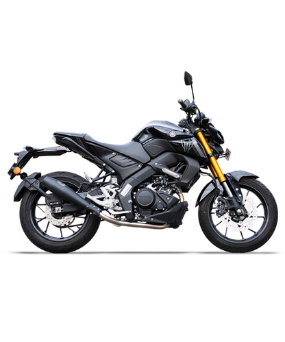 Silver Stallion Yamaha Strom M15 Full System Performace Exhaust - Black Matt