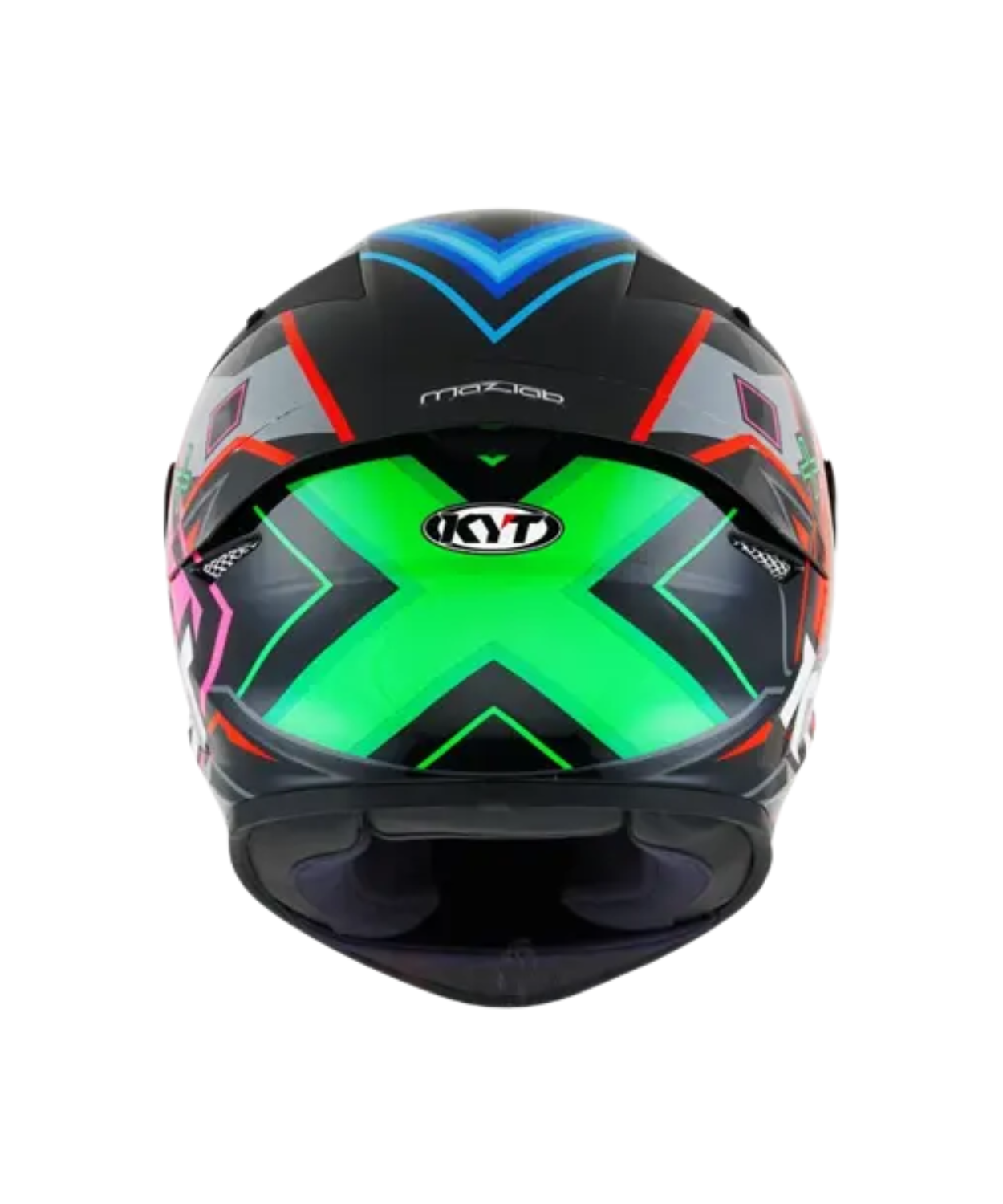 KYT TT-Course Ratthapark Play Replica Helmet - Grey Blue Pink