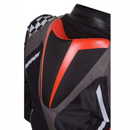 BBG Grand Prix Riding Jacket with Chest Guard and Rain Liner - Red
