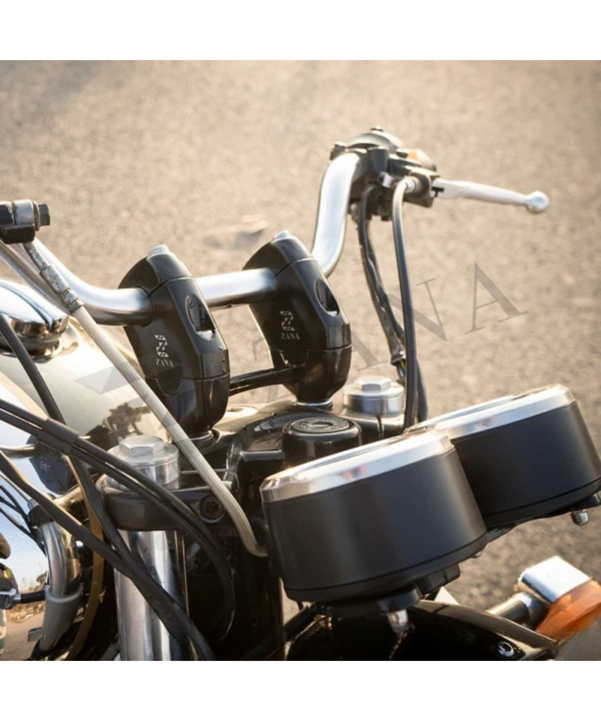 Zana Royal Enfield Interceptor 650 / Continental GT 650 Angular Handle Riser - ZI-8119 - Zana
