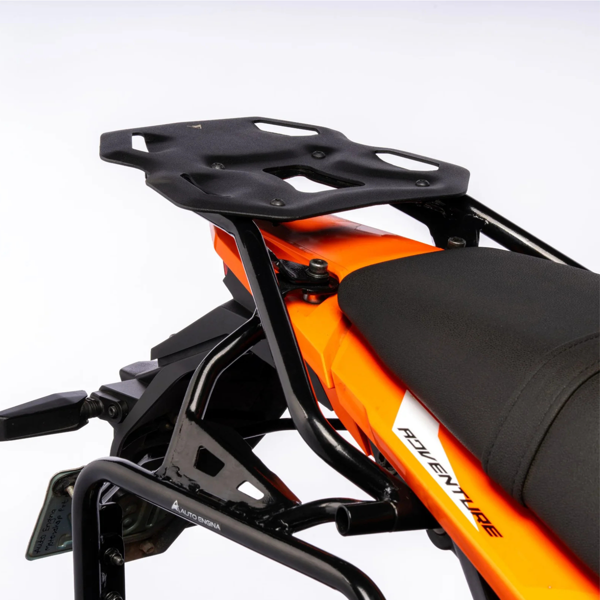 Auto Engina KTM ADV 390 (2025) Pannier / Saddle Stay + Top Rack - Black - Auto Engina