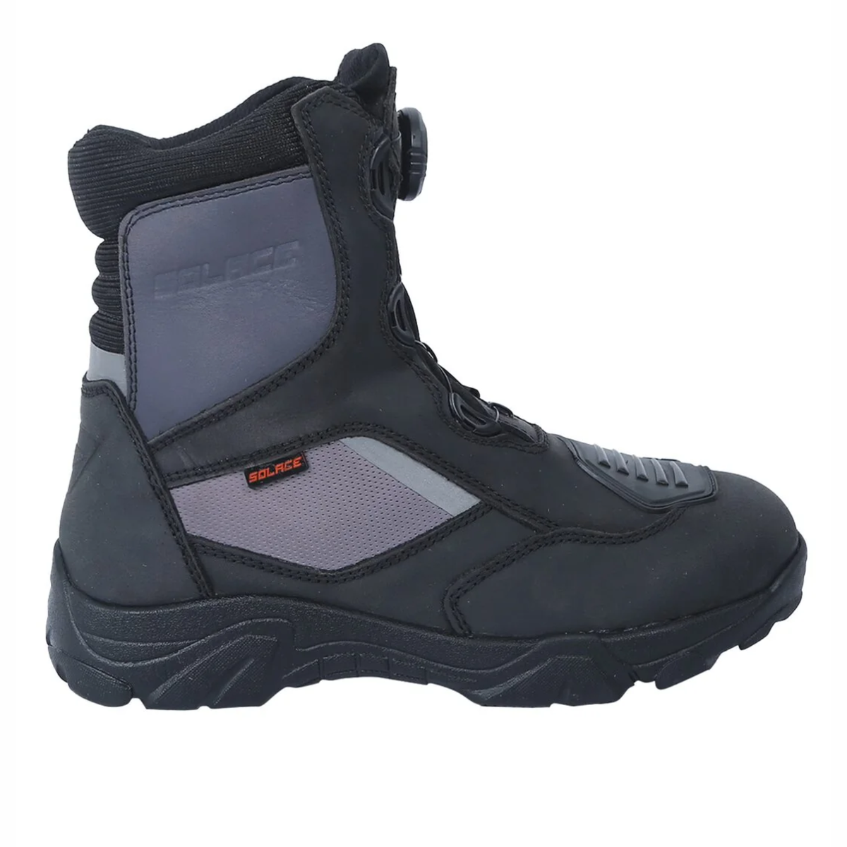 Solace Sparknit Moto Riding Boot - Black