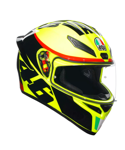 AGV K1S Grazie Vale 018 Helmet - Gloss Yellow Black