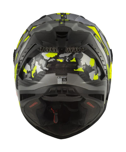 LS2 FF805 Thunder C Space Hi-Viz Helmet - Yellow Grey