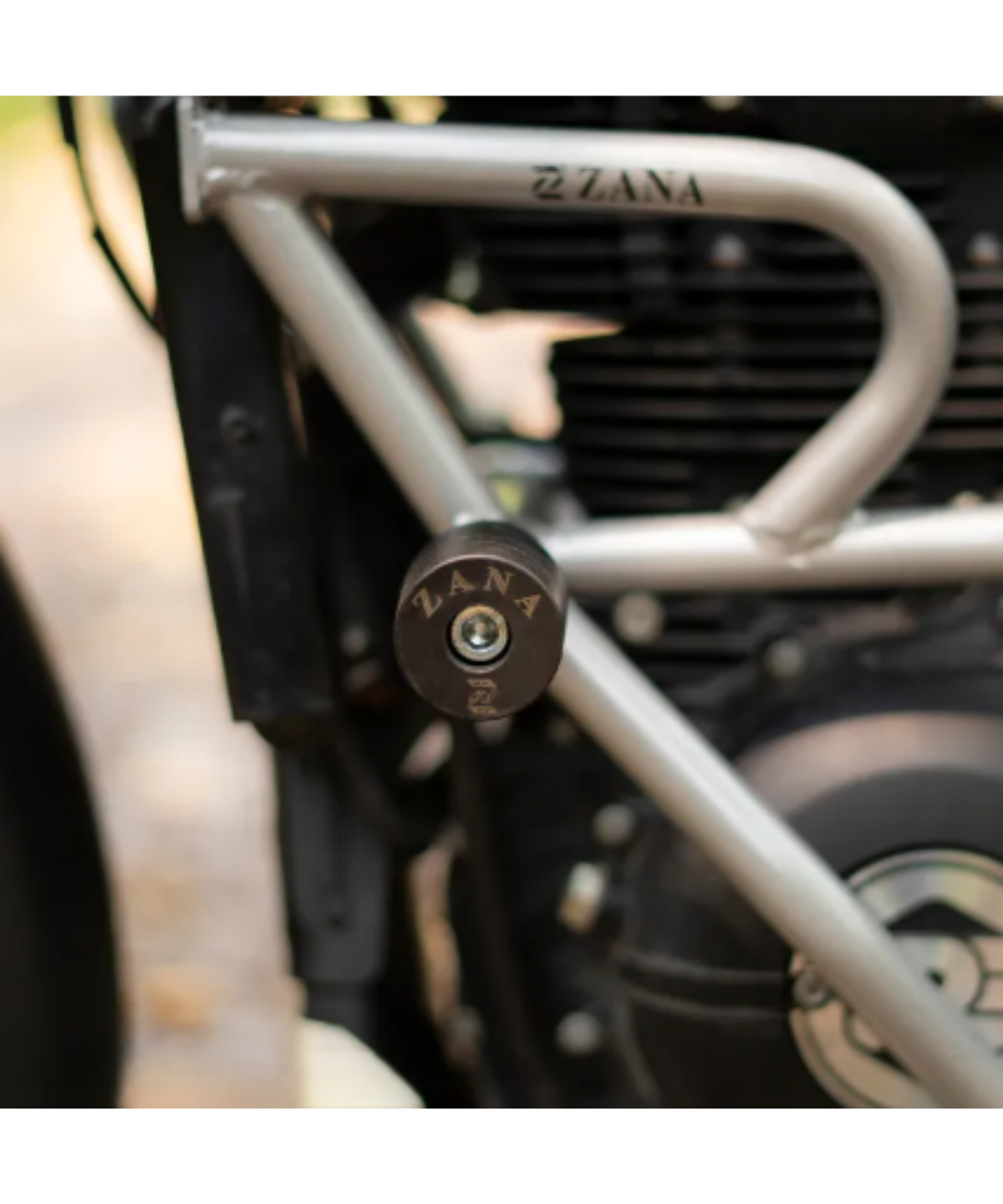 Zana Royal Enfield Himalayan BS6 Crash Guard with Slider MS Silver - ZI-8148 - Zana