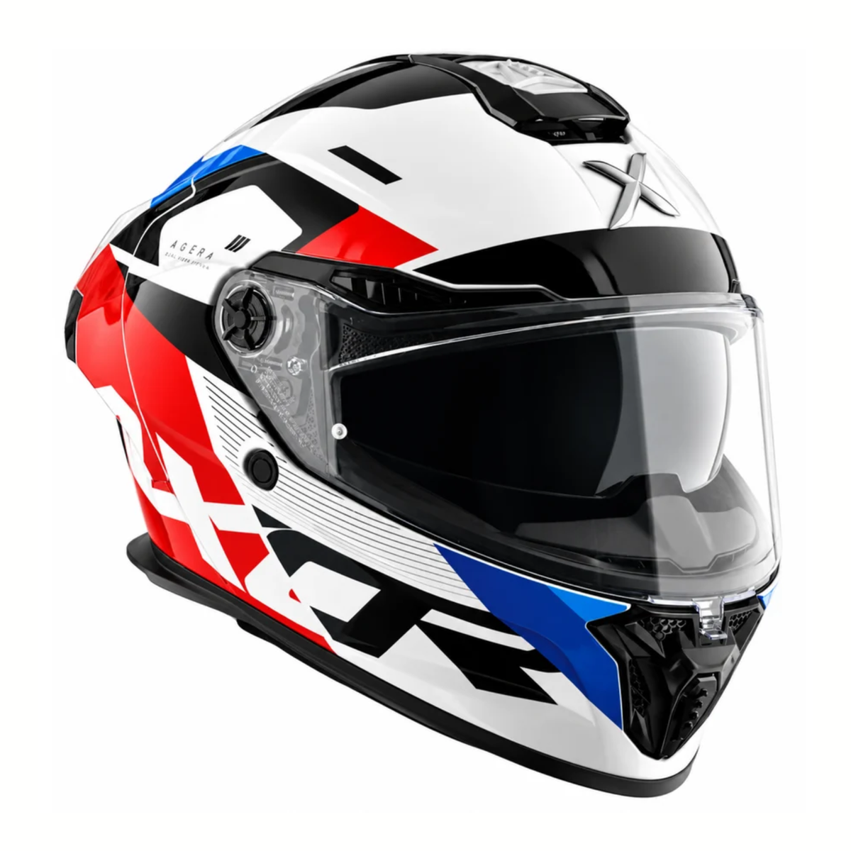 Axor Agera Rush Helmet - Gloss White Red
