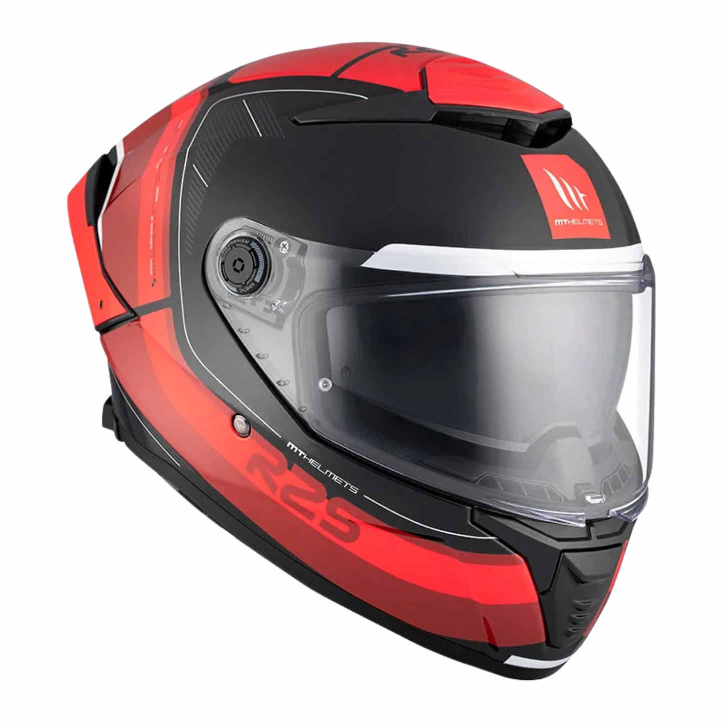 MT Thunder 4 SV R25 B35 Helmet - Gloss Red Black