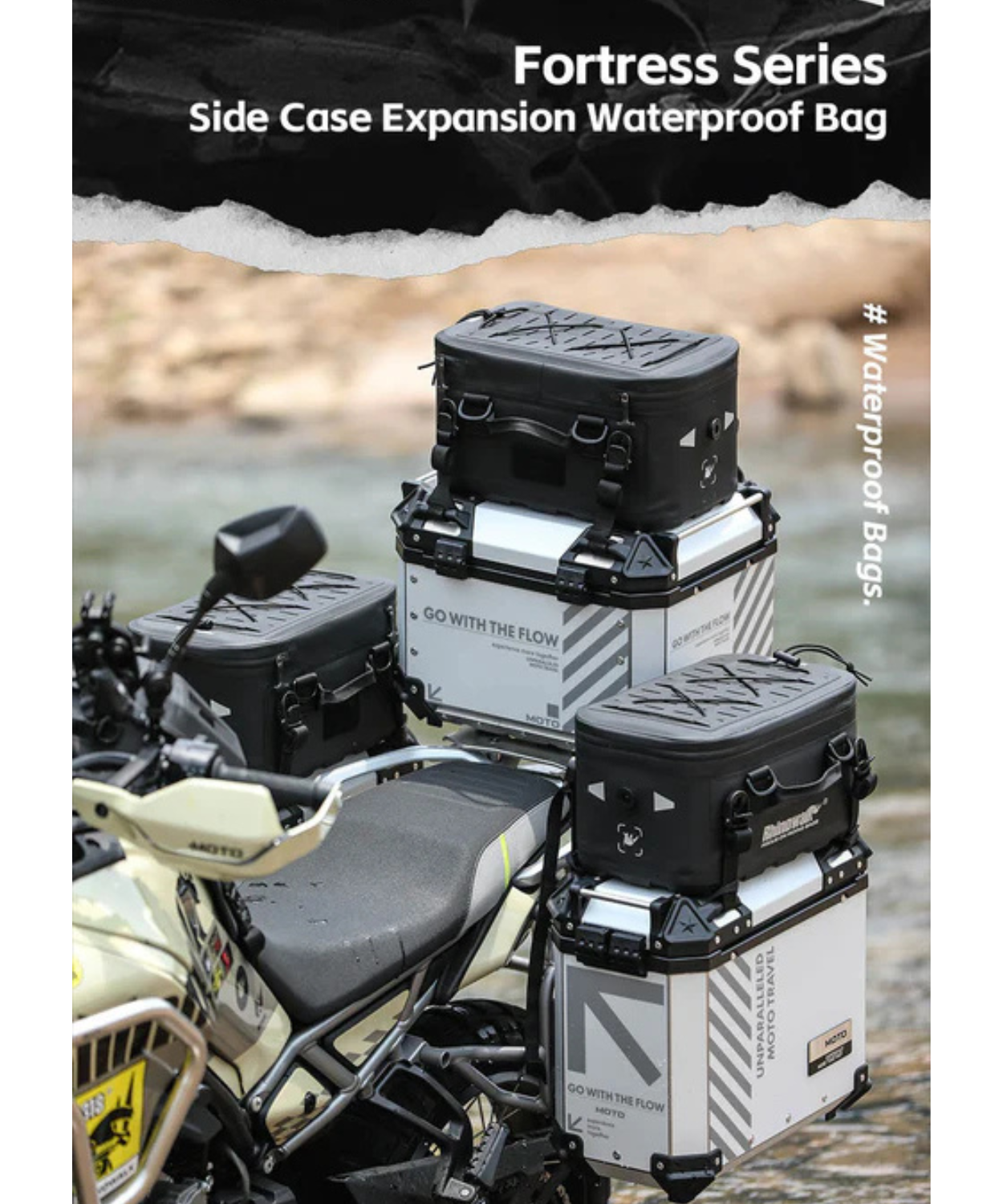Rhinowalk Waterproof Extended Saddle Bag - MFT2306BK