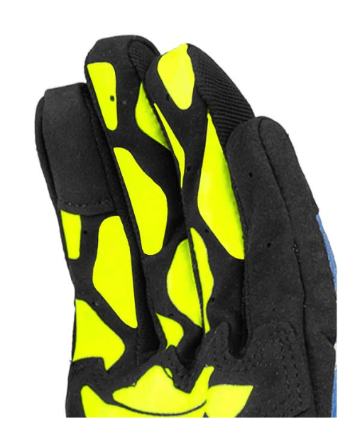 Rynox Ridge Pro Offroad Gloves - Blue Hi-Viz Green