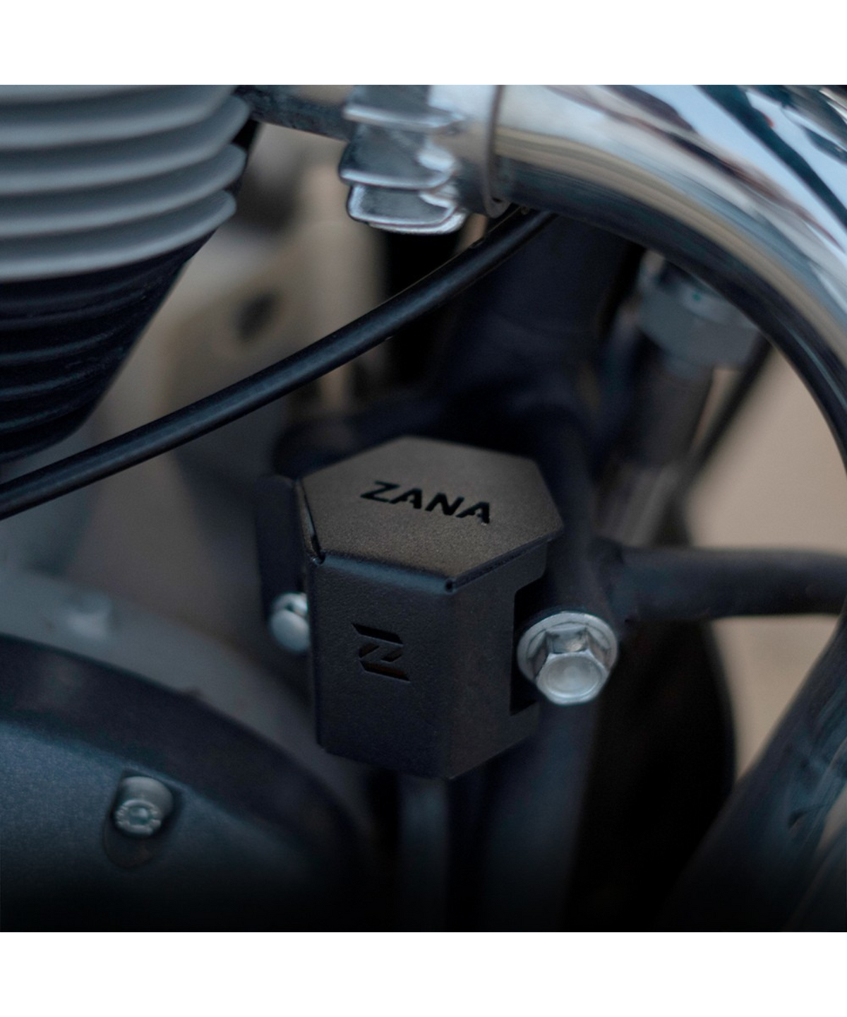Zana Royal Enfield Super Meteor 650 Aluminium Rear Oil Reservoir Hex Cover - ZI-8355 - Zana