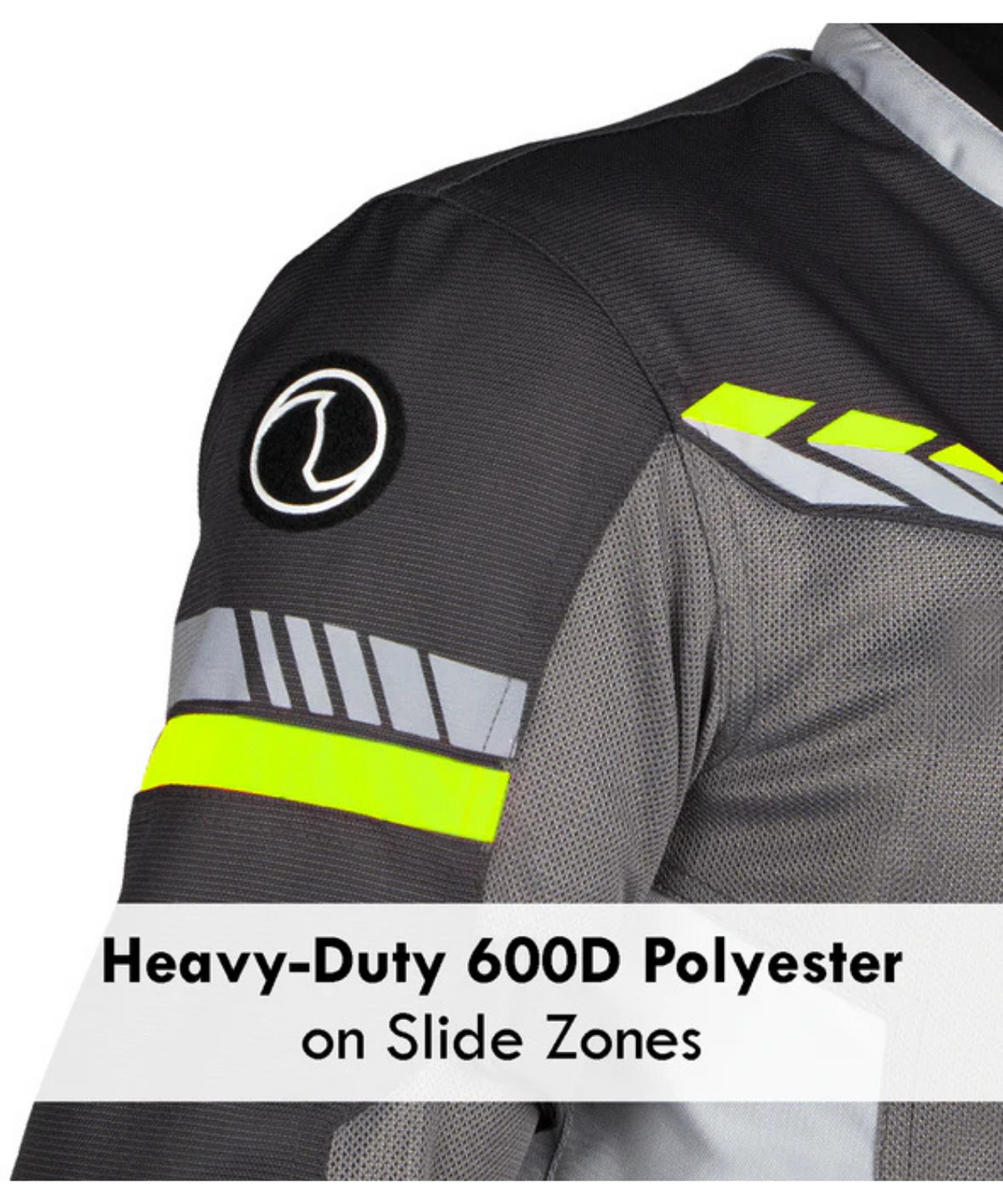 Rynox Air GT 4 CE Certified Class A Riding Jacket - Grey Hi-Viz Green