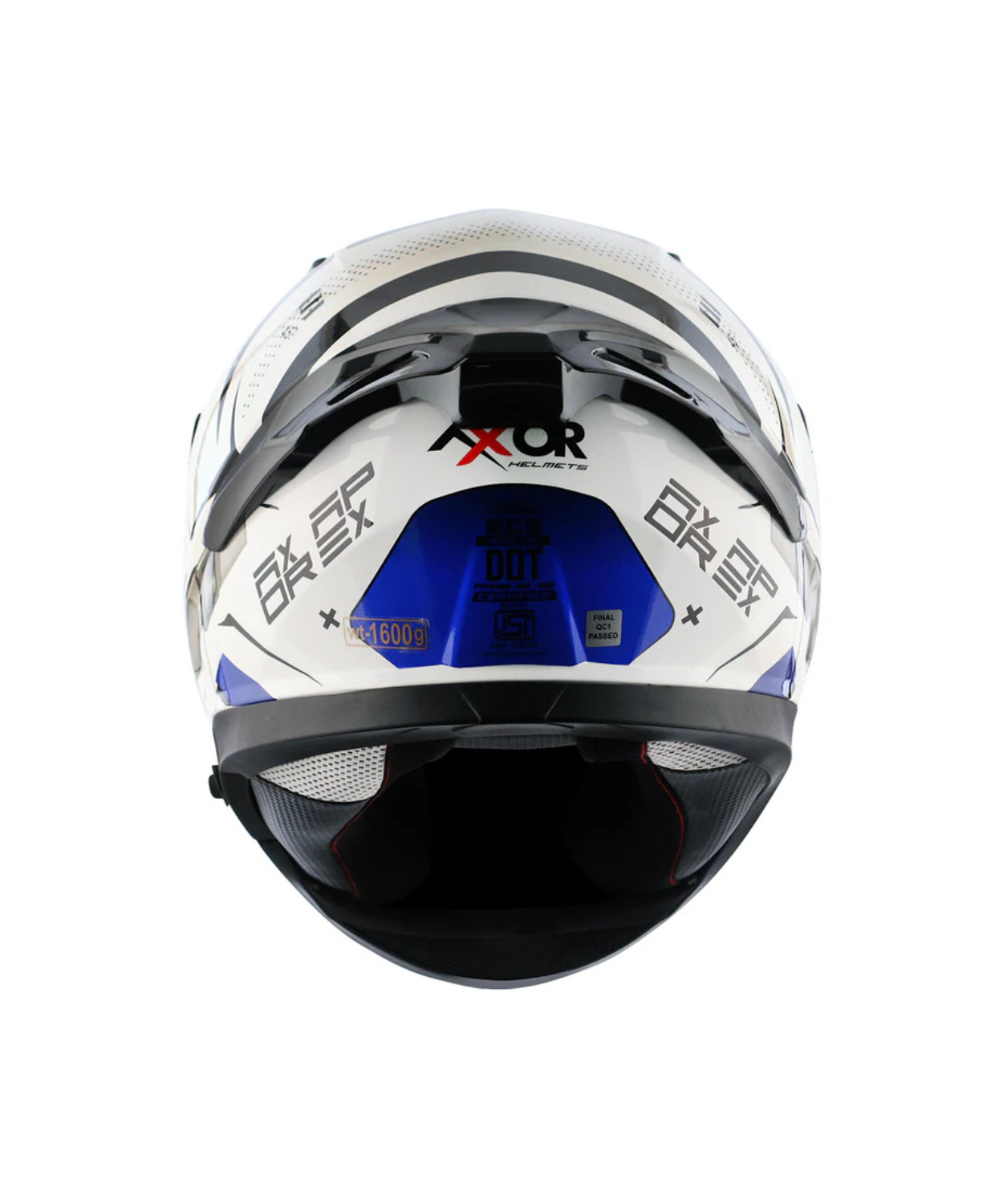 Buy Axor Apex Hex-2 Helmet White Blue – Bikester Global