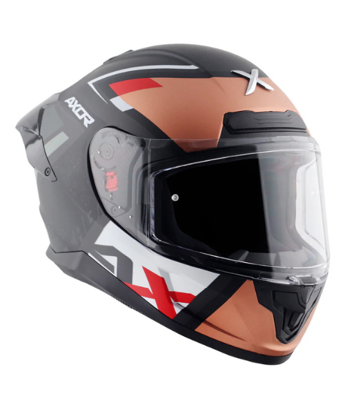 Axor Saber X-Sport Helmet - Dull Black Orange