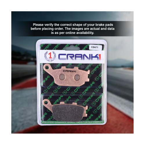Crank1 Sintered Brake Pads for Kawasaki Vulcan S (2015 Onward)