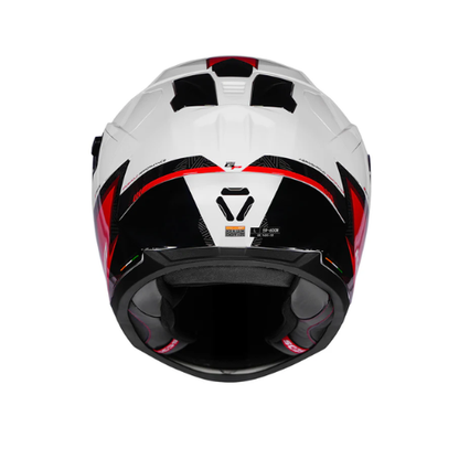 Korda Sonic Rapide Helmet - Gloss White Red