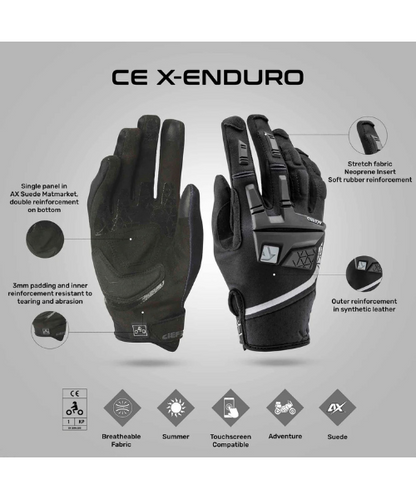 Acerbis X-Enduro Riding Gloves - Black